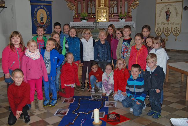 Rosenkranzandacht für Kinder